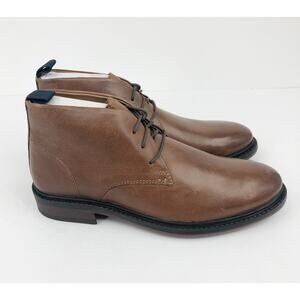 STEVE MADDEN Mens GNOMIE Chukka Boots 9 Brown Lace Up Leather NWOB